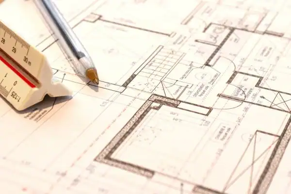 Image of architect St Neots drawings