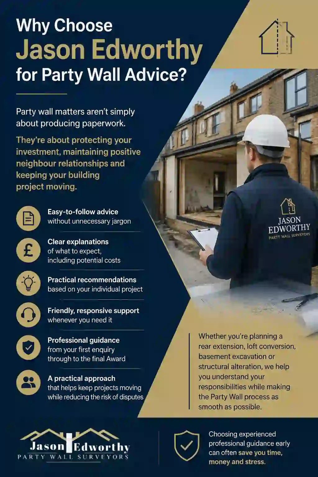 Why Choose Jason Edworthy for Party Wall Advice St Neots?